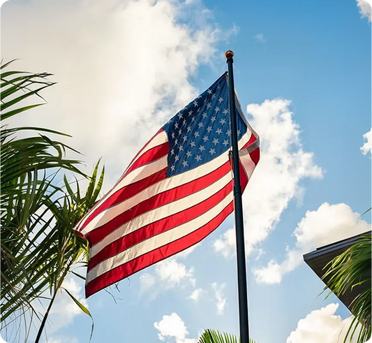 Best Flagpole for a Residential Front Yard, Matched to Your Lot